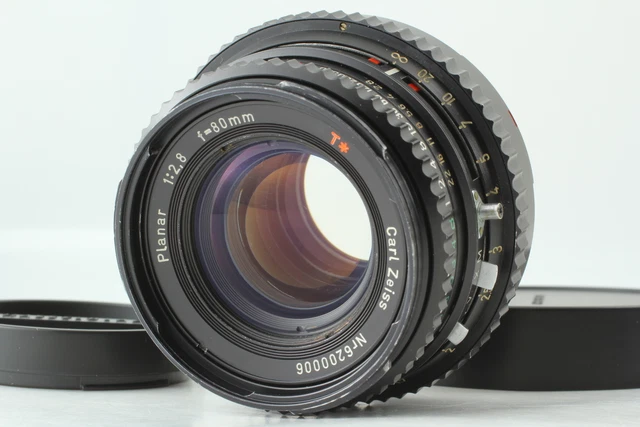 Cla 'D [ EXC + 5] hasselblad Carl Zeiss Planaren T C 80mm F2.8 Schwarz Linse Aus