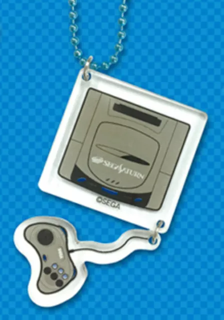Sega Hardware Acrylic Key Chain Koro Collection Pendant: Sega Saturn