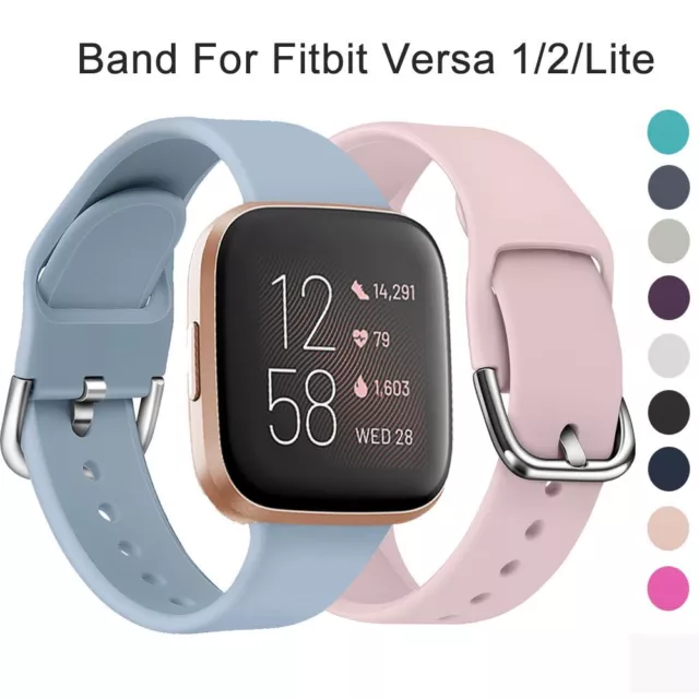 Bracelet Silicone Courroie Changer de ceinture For Fitbit Versa 2 1 Lite