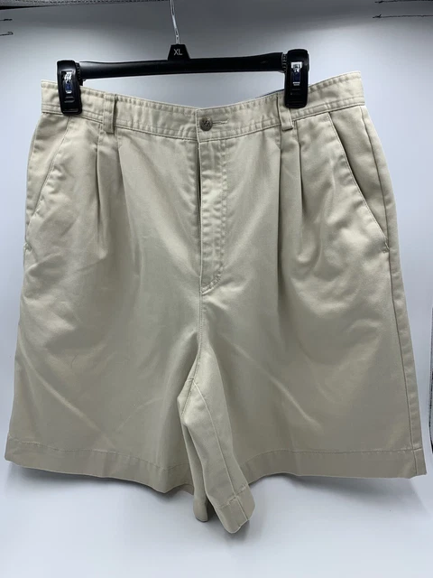 Vintage Ladies Shorts Liz Claiborne Pleated Front Size 14 100% Cotton 1990'S