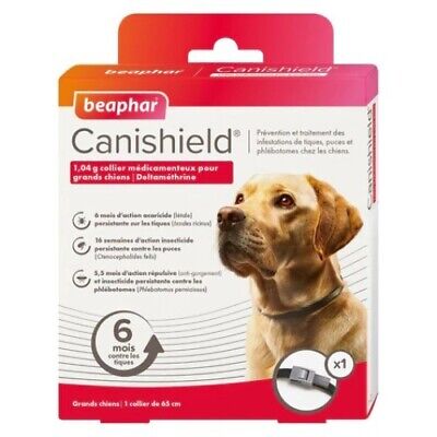 Beaphar Canishield collier anti-puces et tiques pour grand chien