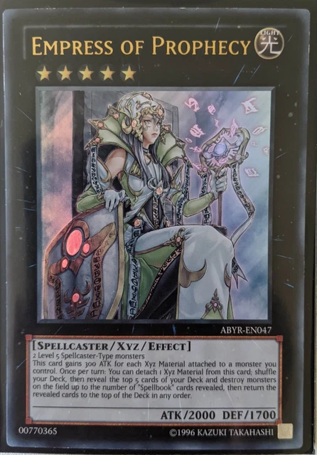 Yu-Gi-Oh! Empress Of Prophecy Card - Ultra Rare (ABYR-EN047) From Abyss Rising Unlimited Edition