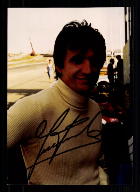 Piercarlo Ghinzani Formula 1 1981-1989 Photo Original Signed + G 40540