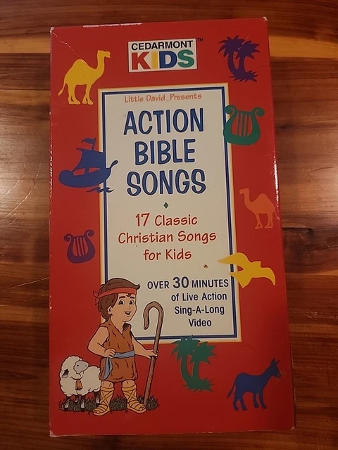 ACTION BIBLE SONGS VHS Tape (Used) Christian Songs For Kids £3.71 ...
