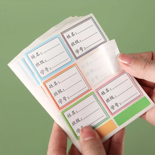 Taxonomy Stickers DECORATION STICKER NAME Tag Sticker Subject Classification Nameplates ...