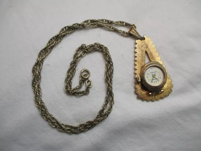Vintage Lucerne Swiss Made Reversible Watch Pendant Necklace Mechanical  Movement Set Gold Tone Silver 156 - Etsy Norway
