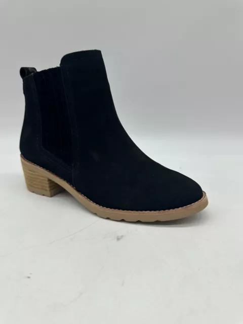 Reef Voyage Water Resistant Black Leather Chelsea Boots Women's Size 6.5 M