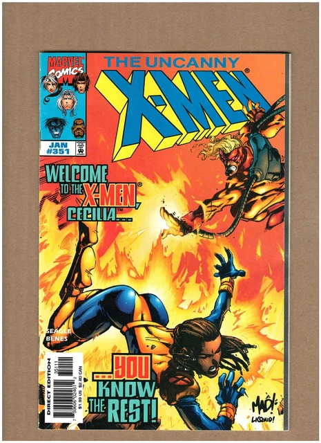 Uncanny X-Men #351 Marvel Comics 1998 Pyro, Cecilia & Daredevil app. VF+ 8.5