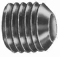 Alloy Steel Cup Point Socket Set Screw, 7/8-14 UNF, 1/2" Key, 3" Overall length