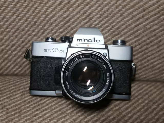 Appareil photo MINOLTA - SRT 101 - années 70 vintage bel état