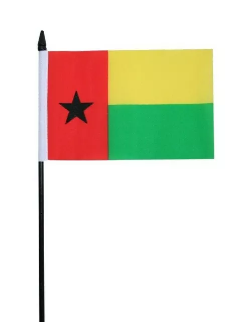 Guinea-Bissau Small Hand Waving Flag 6" x 4"