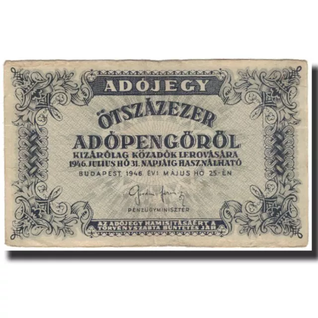 [#128845] Geldschein, Ungarn, 50,000 (Ötvenezer) Adópengö, 1946, 1946-07-31, KM: