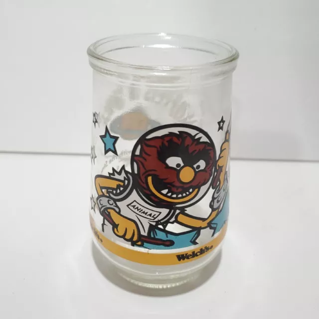 1998 Welch’s Jelly Muppets In Space-Animal Jams With Star #6 Glass Jar