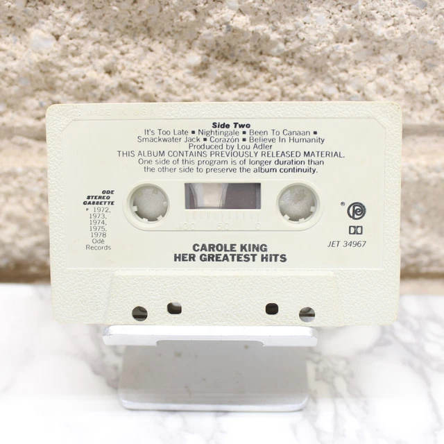 Carole King Her Greatest Hits Cassette Tape ONLY Rock Pop