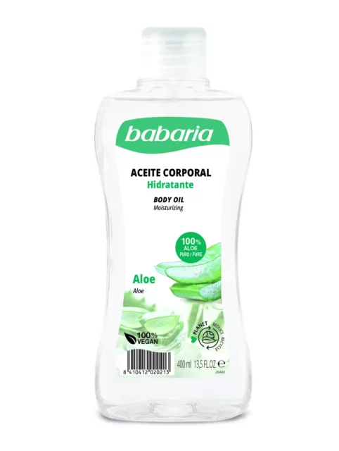 Babaria Aloe Vera Bébé / Corps Huile 400ml