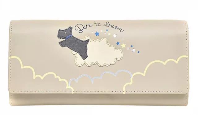 RADLEY DARE TO Dream Medium Bifold Purse Wallet Navy Blue Leather