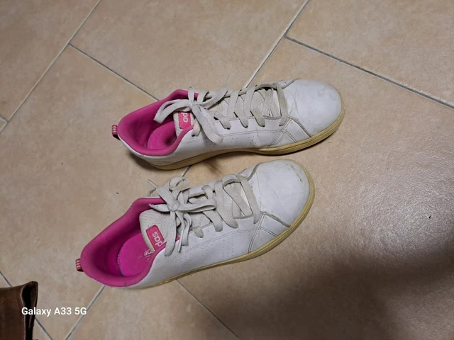 Adidas bianche rosa shop
