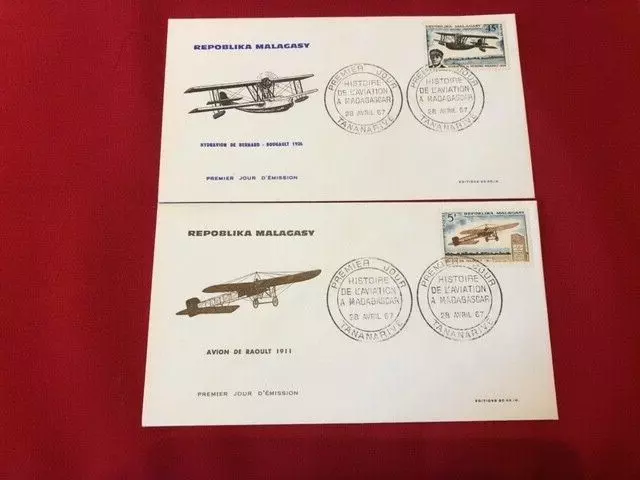 1967 Repoblika Malagasy 2 x FDC