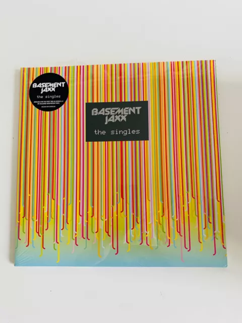 OVP Basement Jaxx The Singles 2xLP Vinyl Record LP-Blue &LP-Yellow +MP3-Download