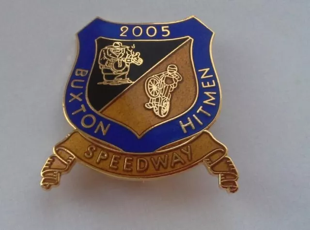 Buxton Hitmen 2005 Speedway Badge