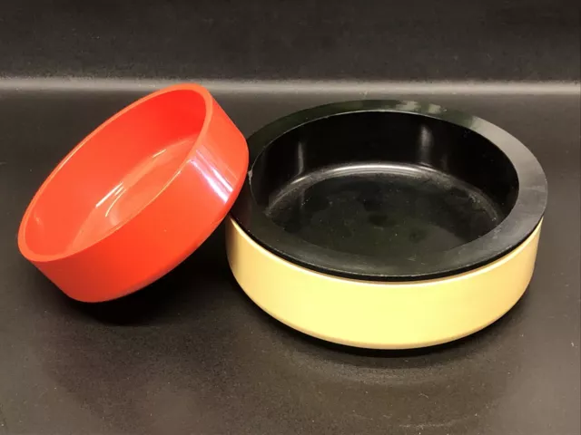 1970s Crayonne Input Range Plastic Melamine Ashtray & Red Bowl Retro Habitat