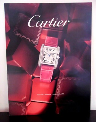 CARTIER SHOWCASE DISPLAY PANEL    CARTIER PANNELLO ESPOSITORE DA VETRINA 
