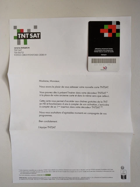 TNT Sat – Carta Ufficiale Per Decoder Satellite Astra 19.2 – Validità 4 Anni, Attivazione Automatica, Ideale Per Camper E Francesi All'Estero - 2
