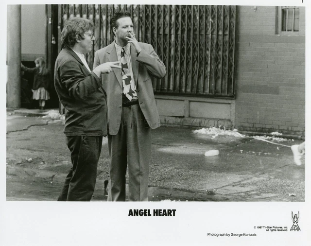 MICKEY ROURKE DIRECTOR Alan Parker Angel Heart 1987 Vintage Photo ...