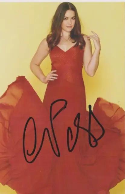 Anna Passey    **HAND SIGNED**  6x4 photo  ~  Hollyoaks  ~  AUTOGRAPHED