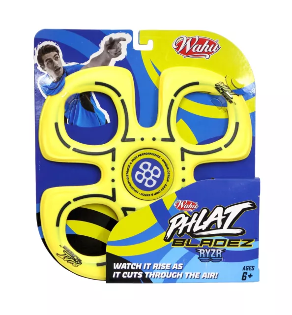 NEW WAHU YELLOW PHLAT AIR BLADEZ RYZR Frisbee Super Grip Flexible Airbladez Park