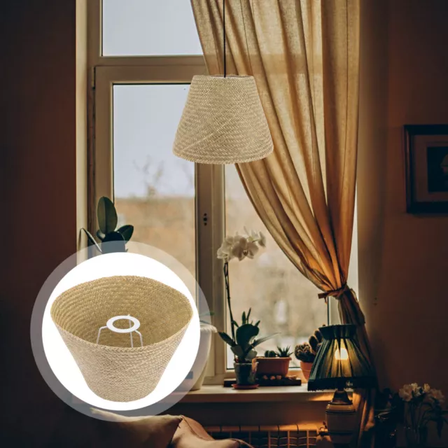 Geflochtener Rattan-Lampenschirm für - und Schlafzimmer