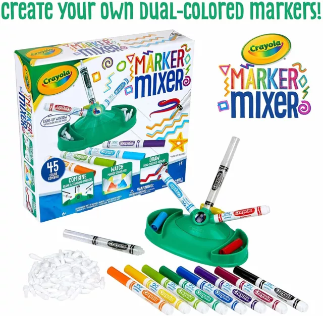 Crayola Marker Mixer Mix and Creat Your Own Coloured Markers Ages 6+ Toy Paint