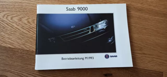 Betriebsanleitung Handbuch Saab 9000 Baujahr 1993