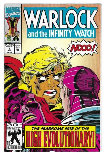 WARLOCK & THE INFINITY WATCH #3 -- HI-GRADE! Marvel! Apr 1992! NM-    ***B3G1***