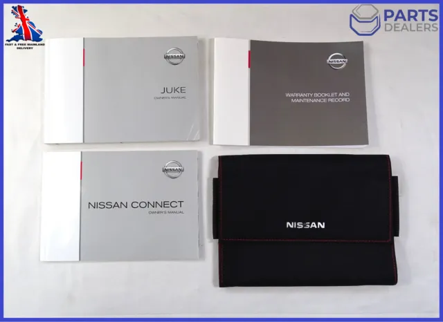Genuine Nissan Juke 2014-2019 Owners Manual Handbook Audio Service Book Pack