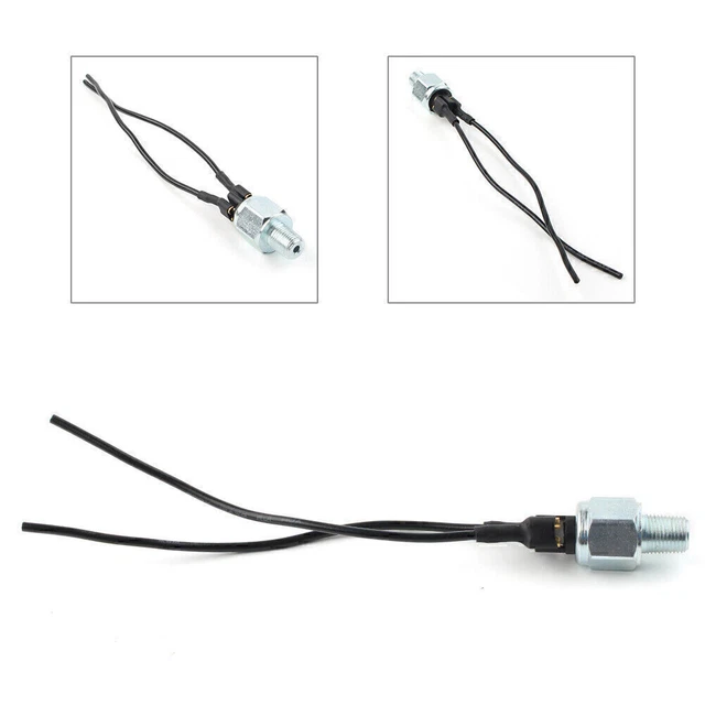 1x New Iron Hydraulic Brake Stop Light Switch Cable for Harley Touring 2003-2014