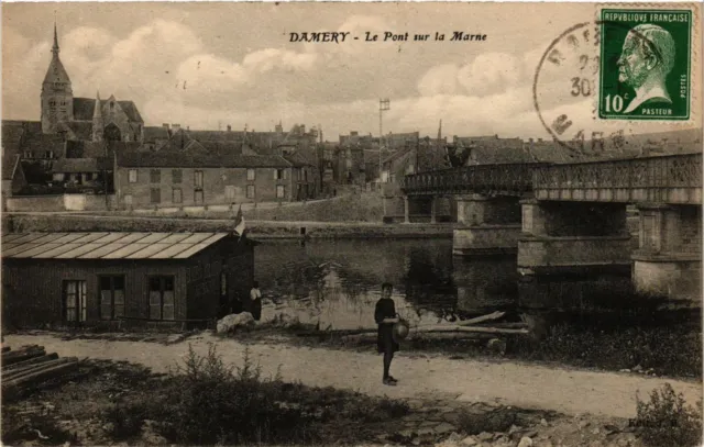 CPA DAMERY - Le Pont sur la MARNE (364305)