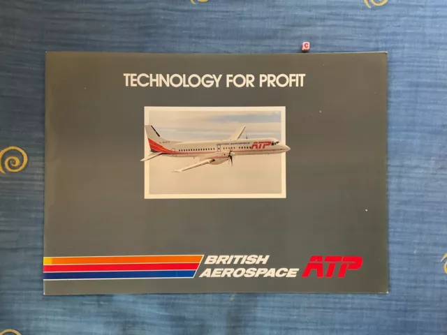 Britische Aerospace Atp Hersteller Verkaufsbroschüre Publikation