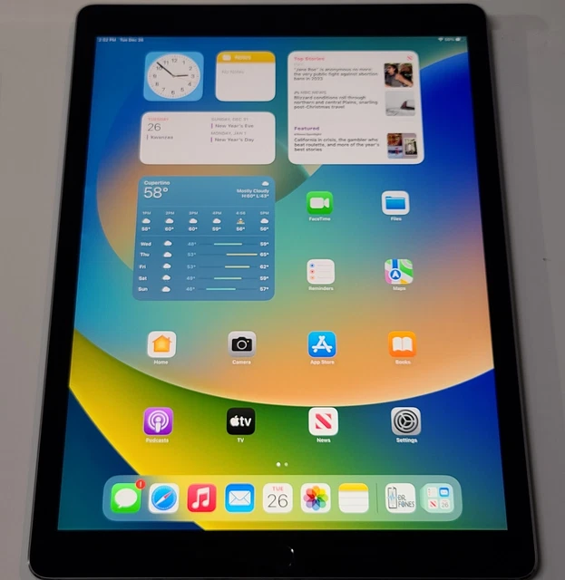 iPad Pro 12,9 pouces 512 Go Wifi + 4G Gris Sideral (2022) - Produit reconditionné | Allo Allo (Martinique