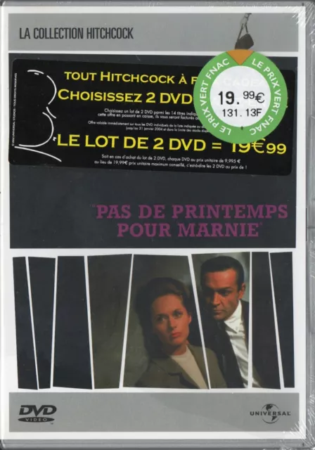 Pas De Printemps Pour Marnie / [ Alfred Hitchcock ] / Dvd Neuf Sous Blister / Vf