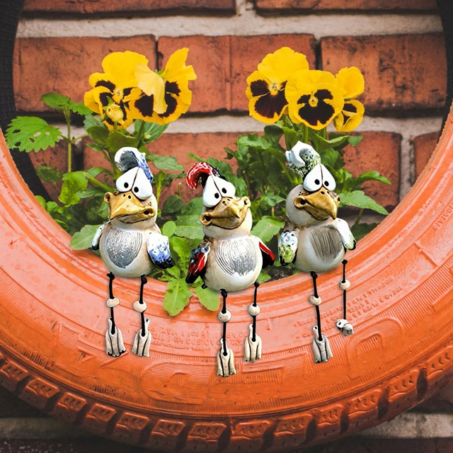 Garden Resin Chicken Farm Art-Backyard Decoration Courtyard Chicken Decoration 9