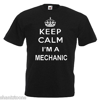 Keep Calm Mechanic Car Slogan Children's Kids T Shirt