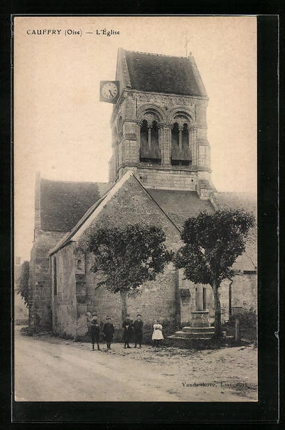 CPA Cauffry, L´Église