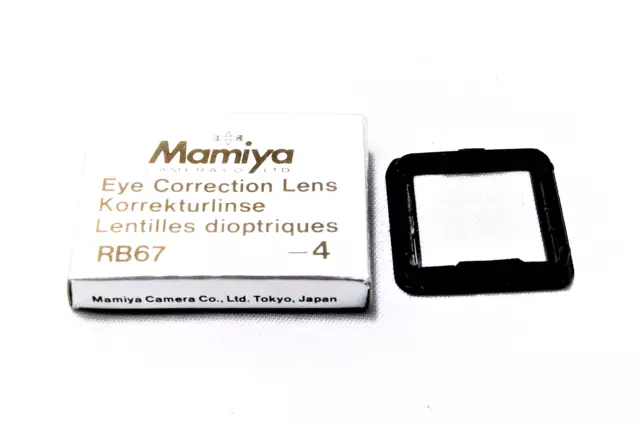 【Inutilisé dans la boîte】 Lentille de correction oculaire Mamiya -4 pour...