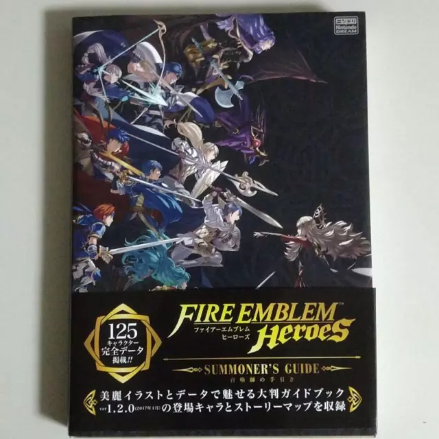 Fire Emblem Heroes Summoner's Guide ＆ Knights Of Iris Art Book Set w/ Obi Japan 3