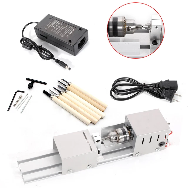 Profession Miniature Multi-functional DIY Lathe Beads Polisher Machine 100W 110V