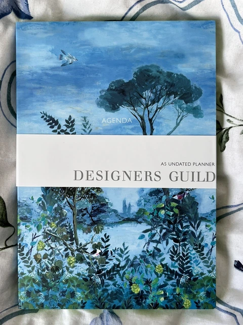 Designers Guild A5 Diario agenda pianificatore non datato 136 pagine Giardino Sergreto