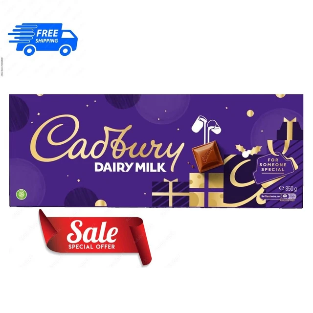 CADBURY DAIRY MILK Chocolate Gift Bar, 850 G Extra Large £9.60