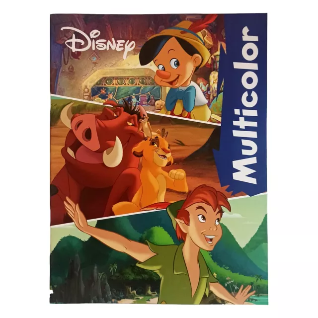 Disney Ausmalheft DIN A4 Ausmalbuch Malen Heft Kinder Malbuch  peter pan Mogli