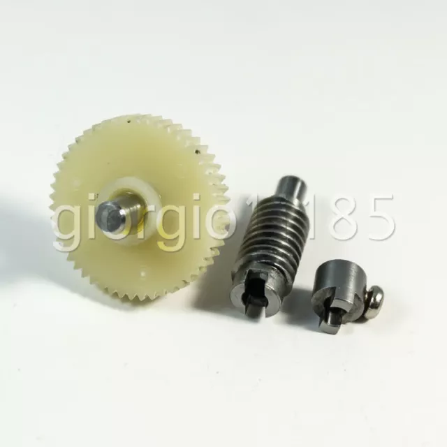 Metal Worm Wheel & Plastic Gear Reducer Reduction Gearset Set For DIY